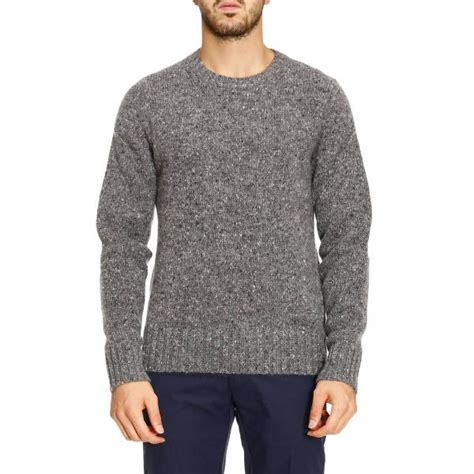 maglione lana burberry uomo grigio|Burberry Maglione Con Ricamo .